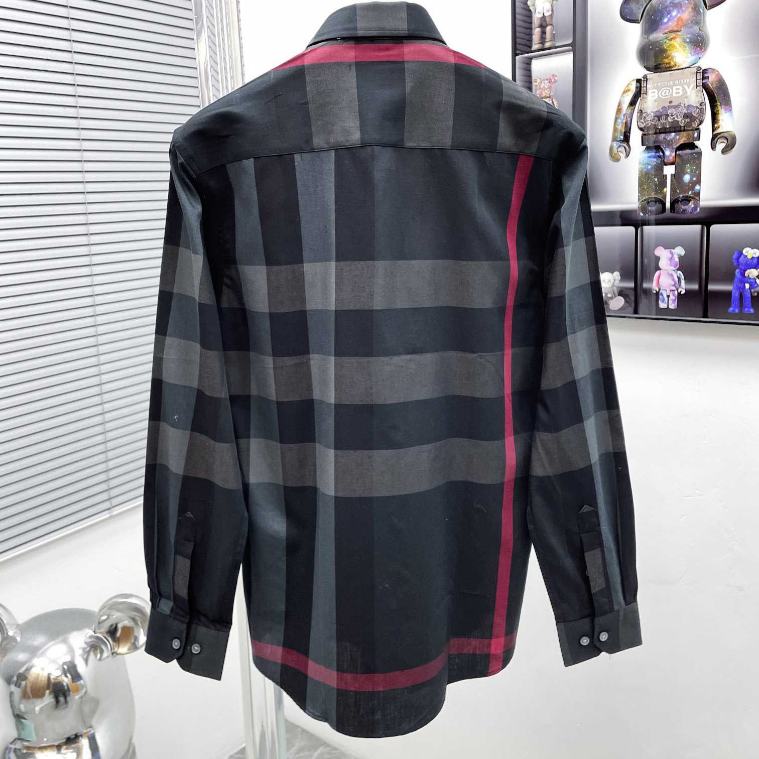 Burberry Check Stretch Shirt  - EUR FASHION