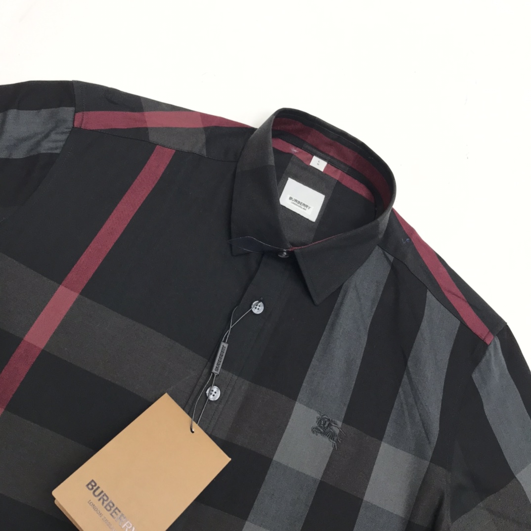 Burberry Check Stretch Shirt  - EUR FASHION