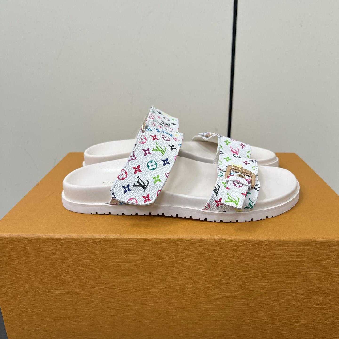 Louis Vuitton LV x TM Bom Dia Flat Comfort Mule   1AGXTV - EUR FASHION