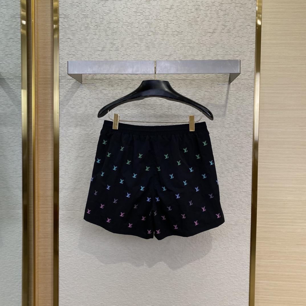 Louis Vuitton LV Blason Gradient Embroidered Swim Shorts   1AGTQT - EUR FASHION