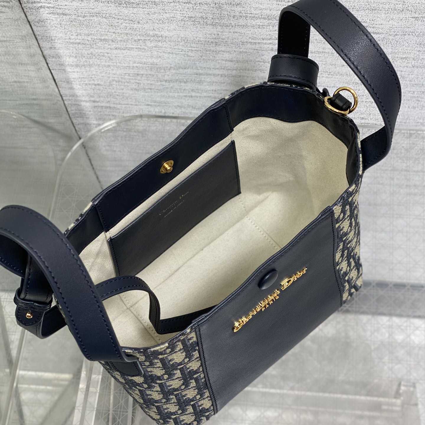 Dior Medium Signature Bucket Bag  - EUR FASHION