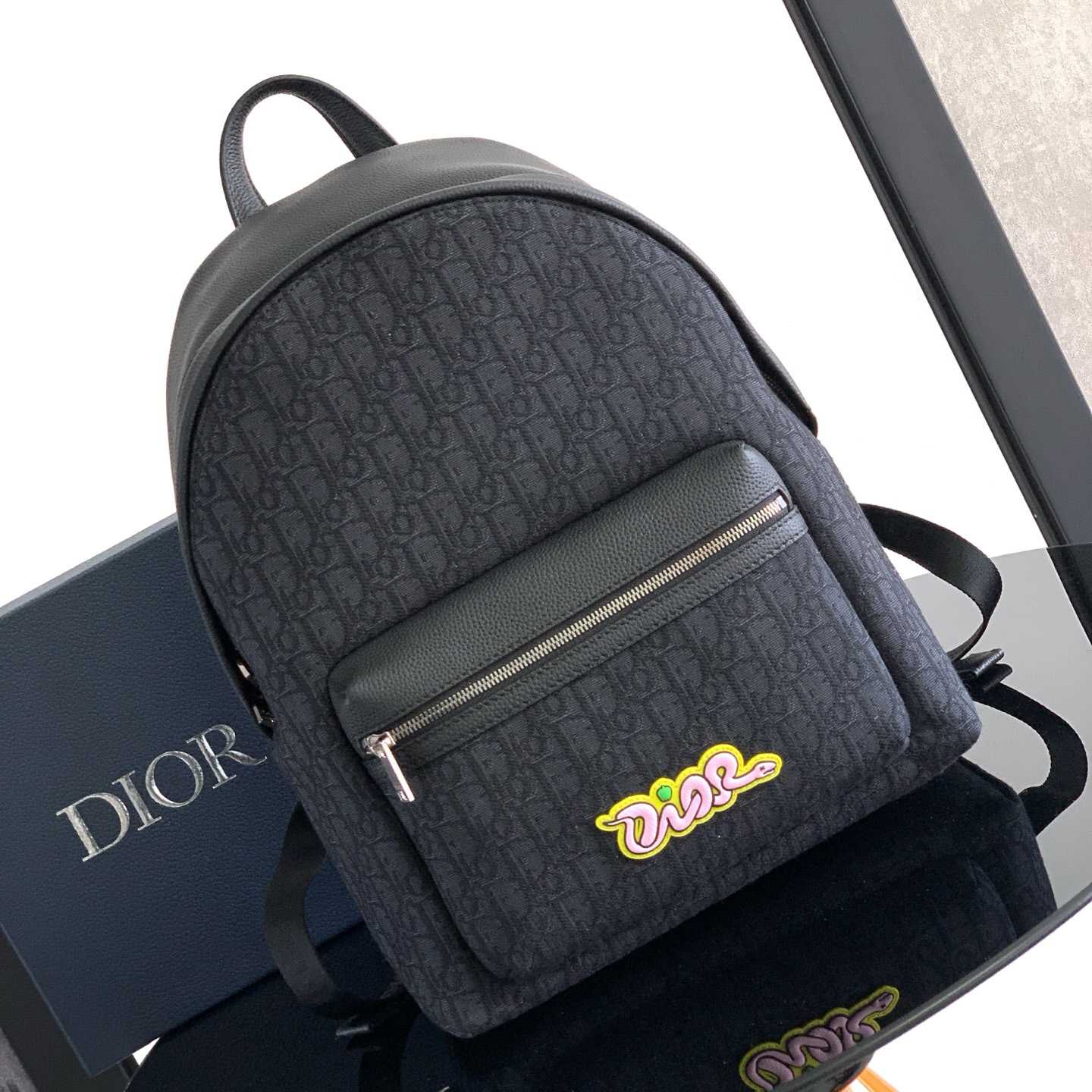 Dior And Kaws Rider 2.0 Zipped Backpack  - EUR FASHION