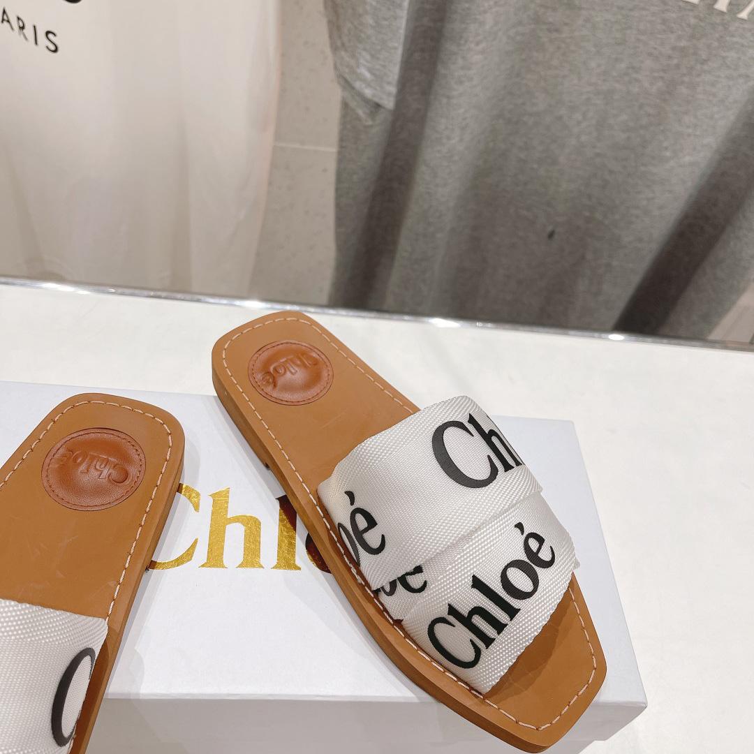 Chloe Woody Cloth Mules - EUR FASHION