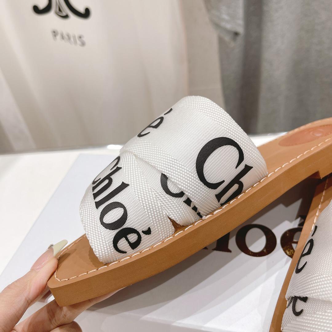 Chloe Woody Cloth Mules - EUR FASHION