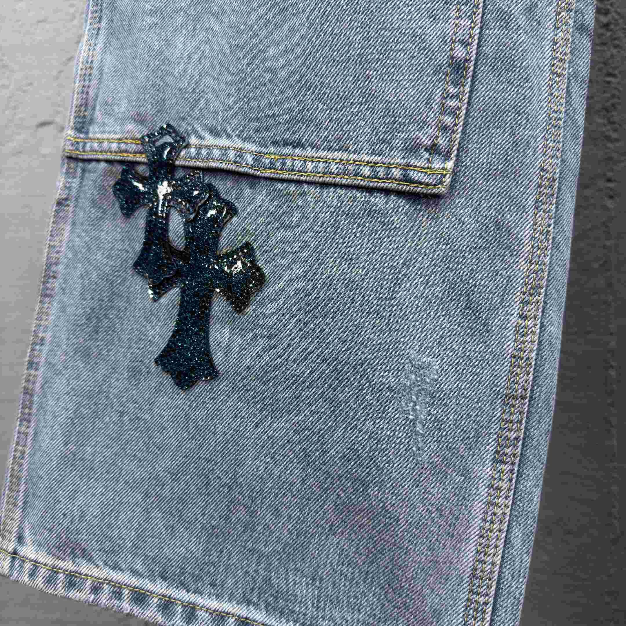 Chrome Hearts Straight-Leg Jean - EUR FASHION