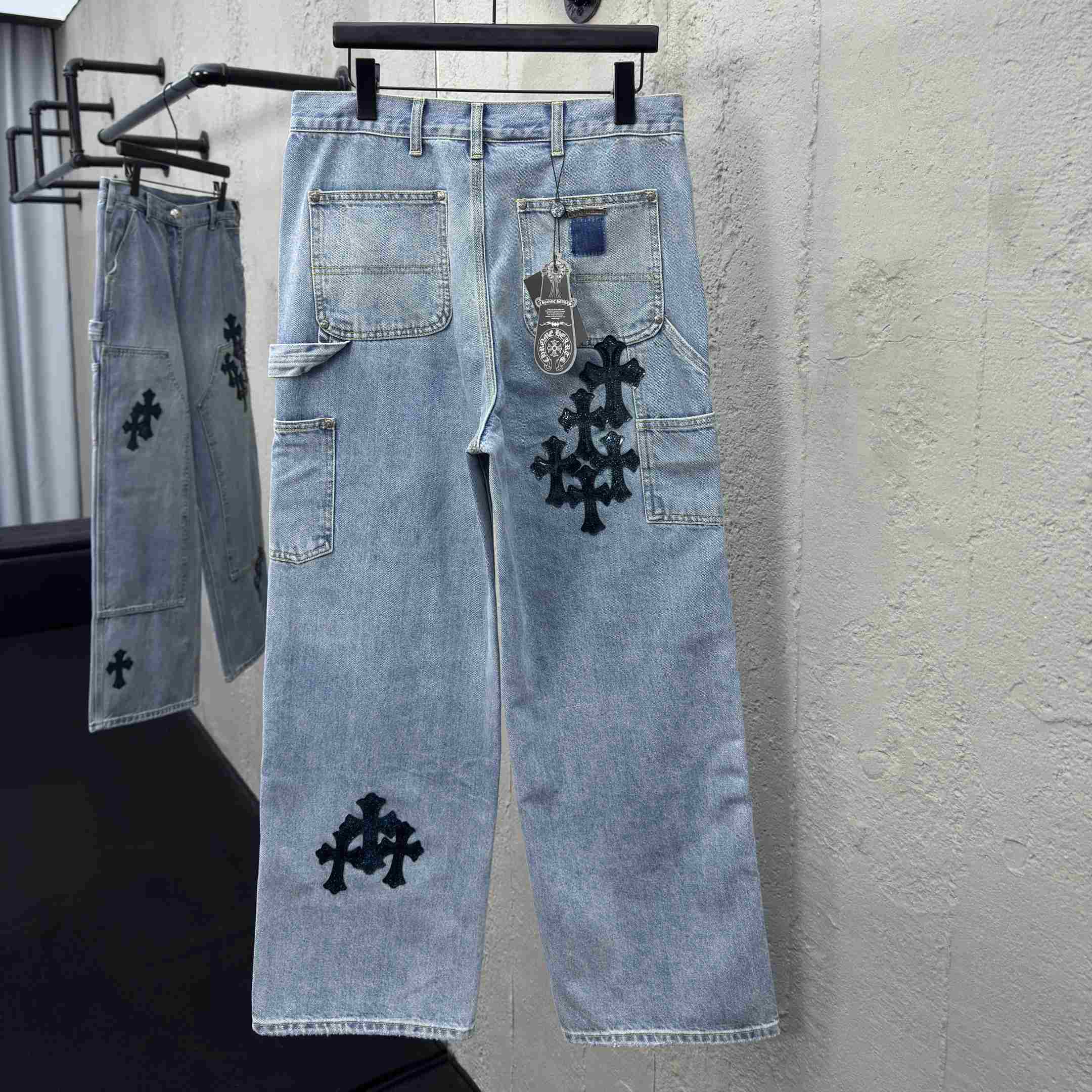 Chrome Hearts Straight-Leg Jean - EUR FASHION