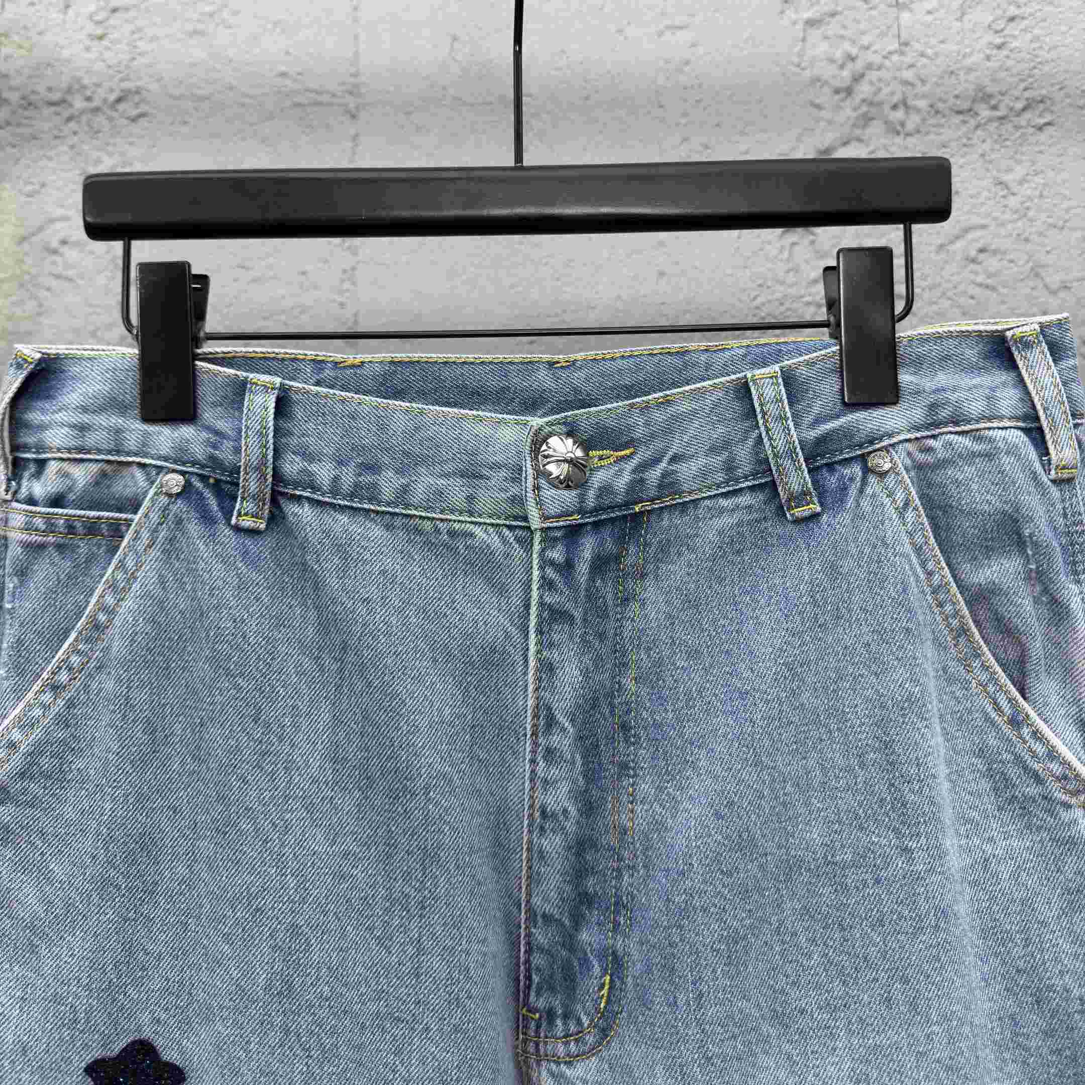 Chrome Hearts Straight-Leg Jean - EUR FASHION