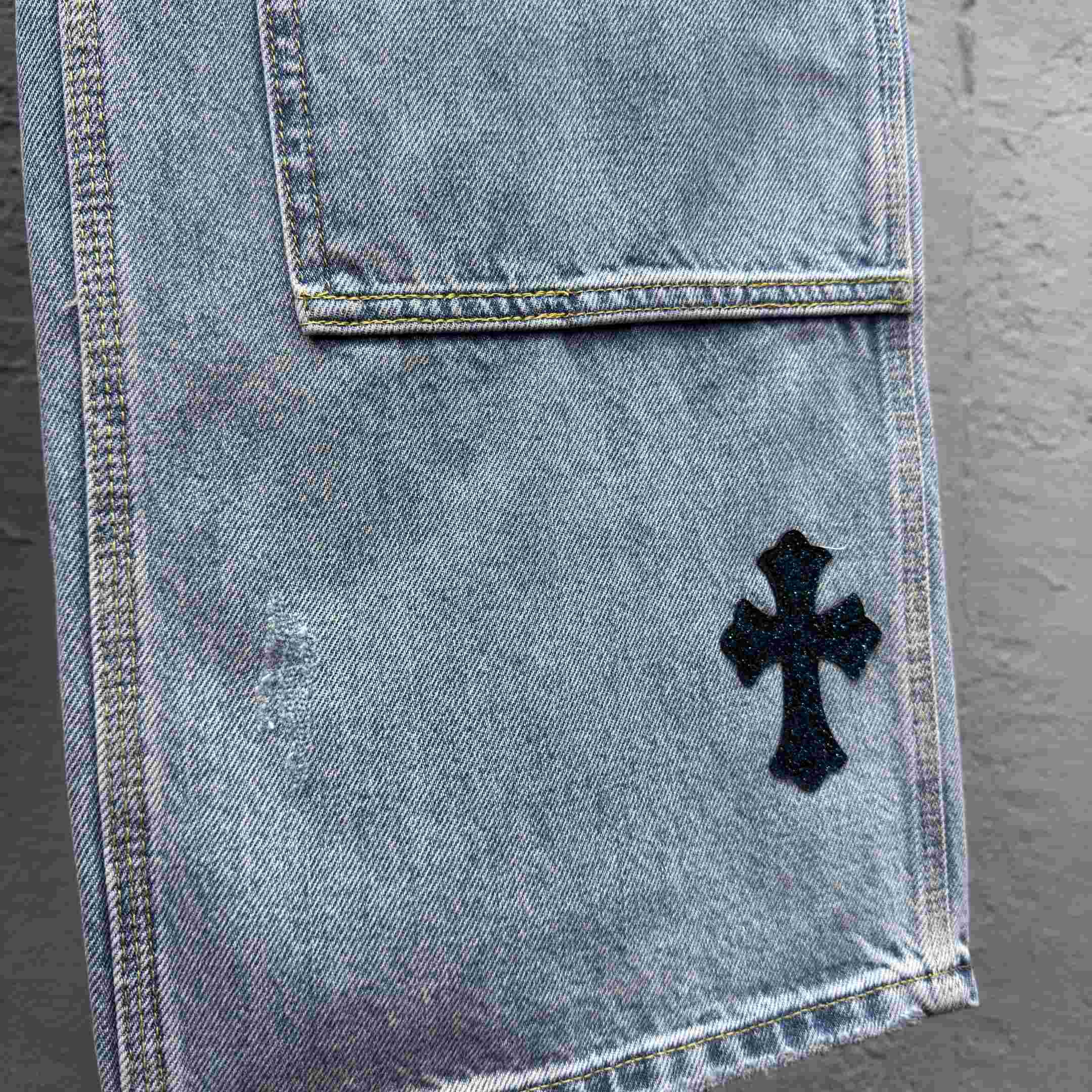 Chrome Hearts Straight-Leg Jean - EUR FASHION