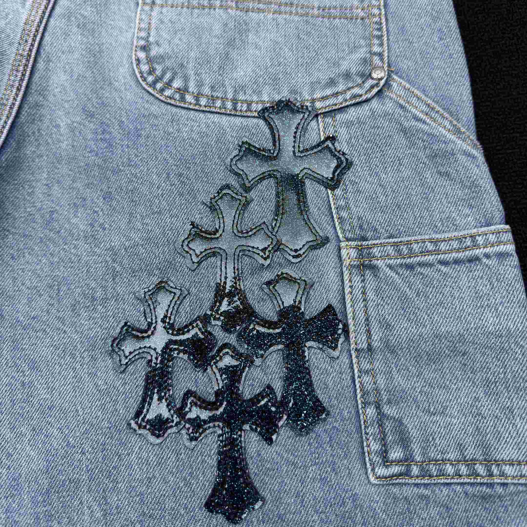 Chrome Hearts Straight-Leg Jean - EUR FASHION