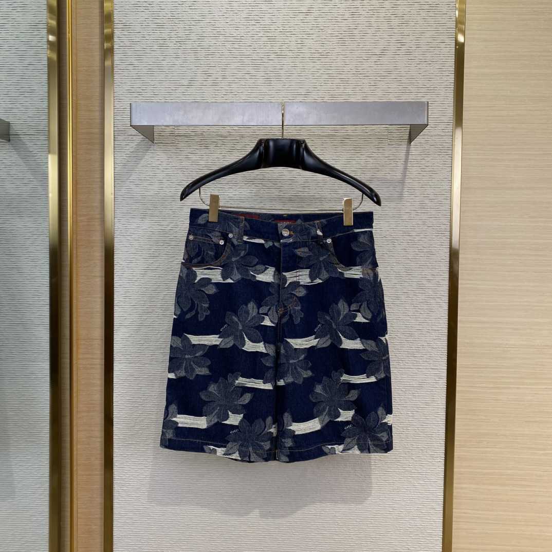 Gucci Denim Jacquard Pant  - EUR FASHION