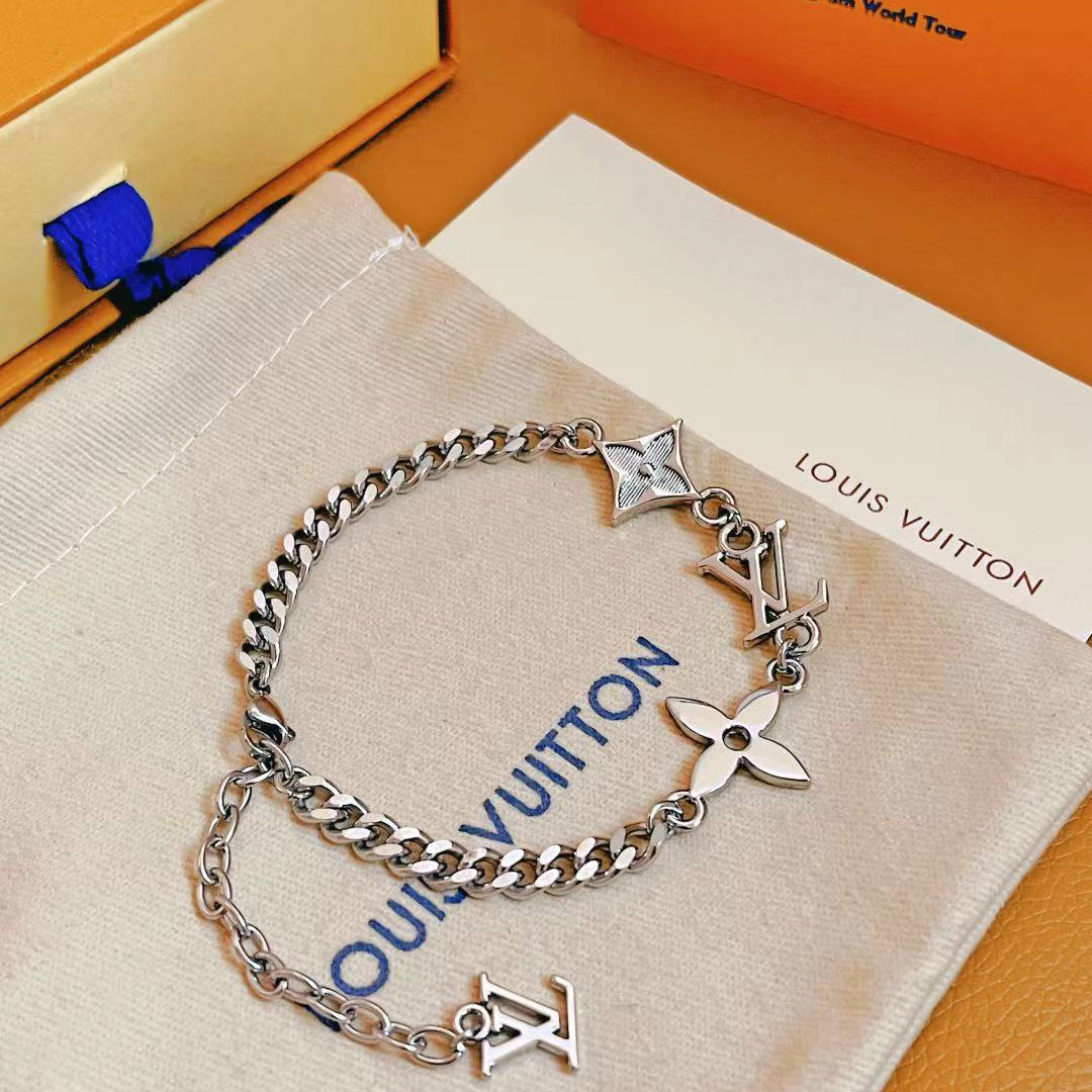 Louis Vuitton Monogram Row Bracelet  M1407A - EUR FASHION