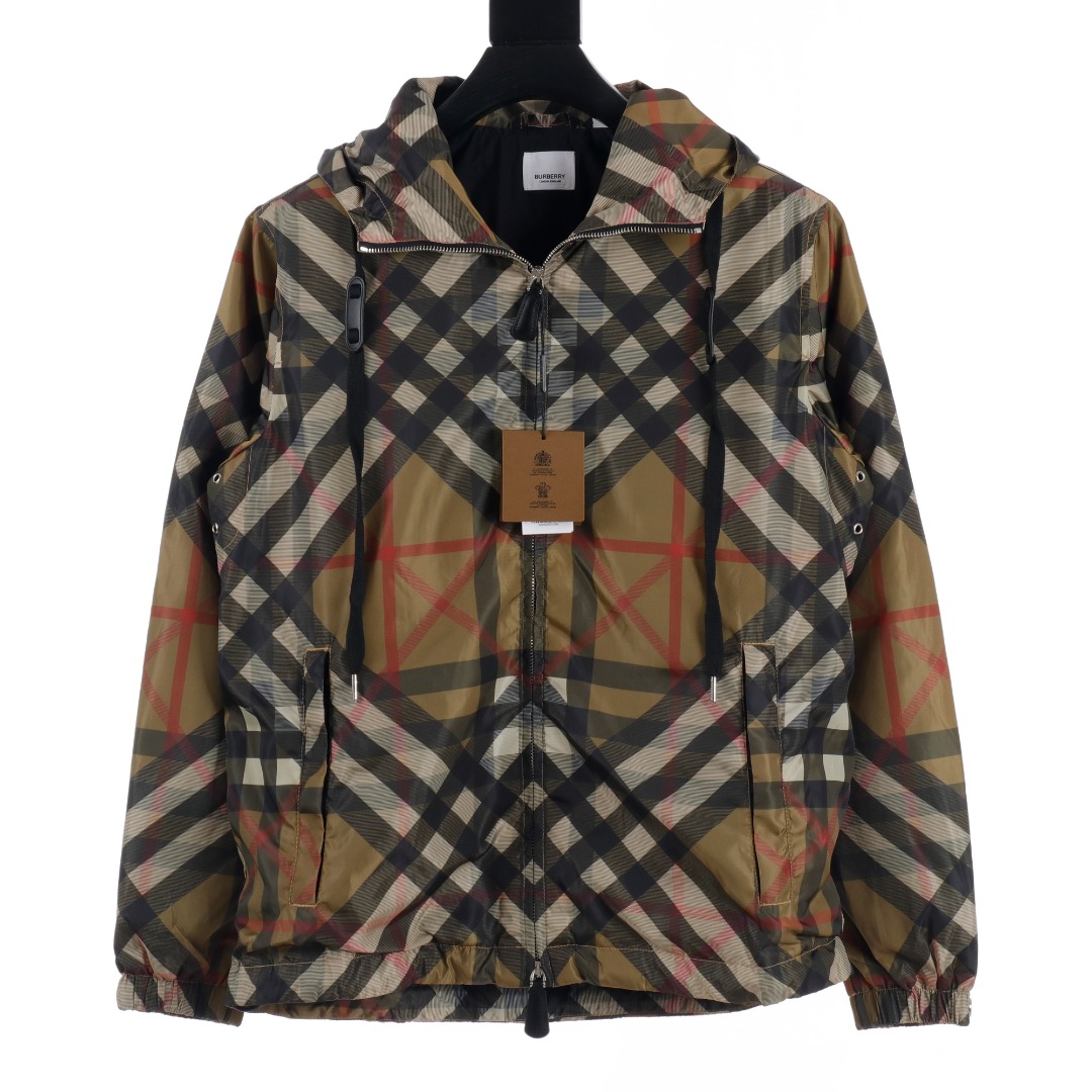 Burberry Check Nylon Jacket  - EUR FASHION