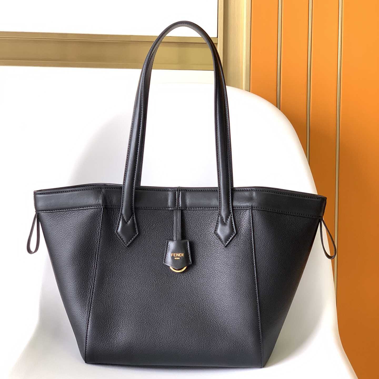 Fendi Origami Medium Black Leather Bag  - EUR FASHION