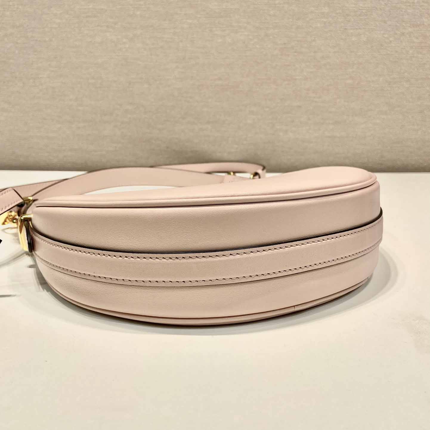 Prada Arqué Small Leather Shoulder Bag - EUR FASHION