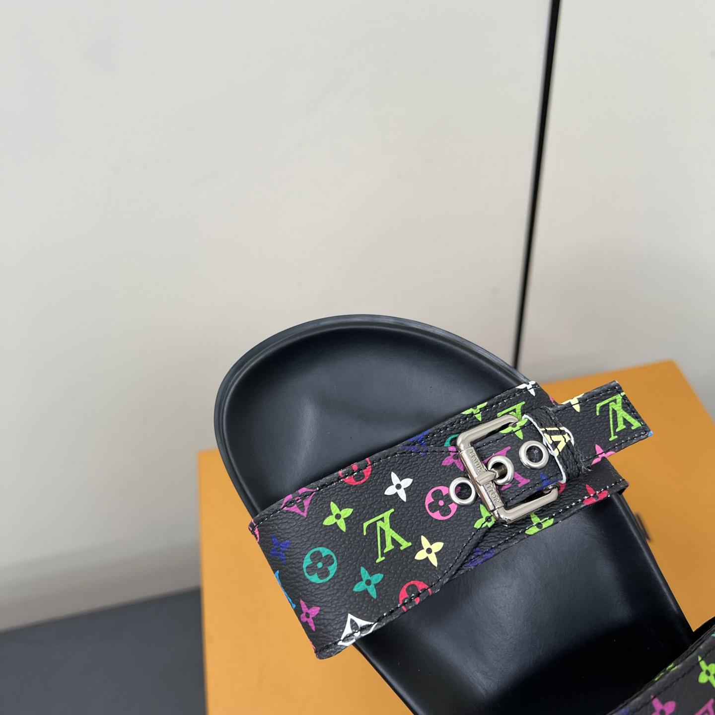 Louis Vuitton LV x TM Bom Dia Flat Comfort Mule   1AGXUB - EUR FASHION