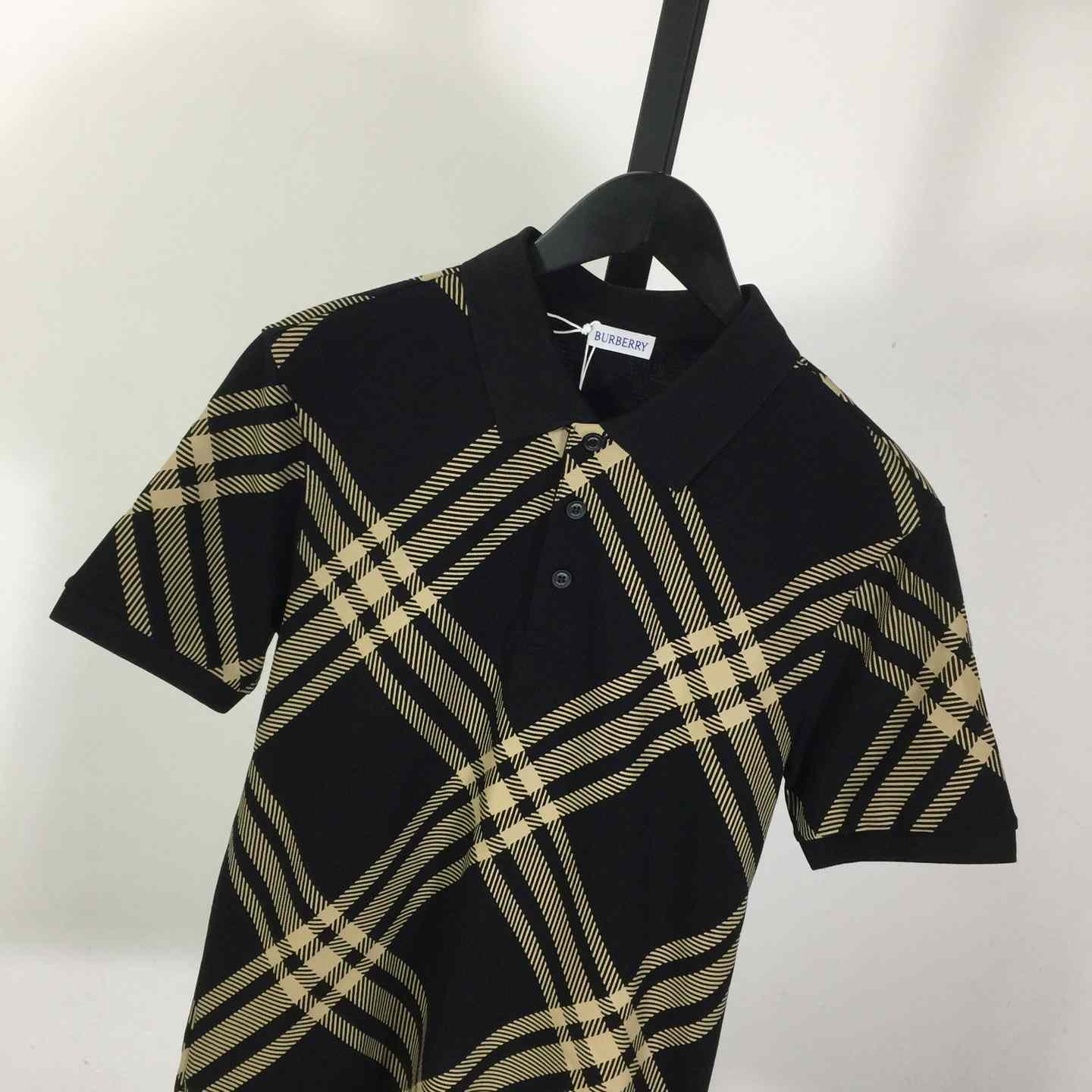 Cotton Check Polo Shirt - EUR FASHION