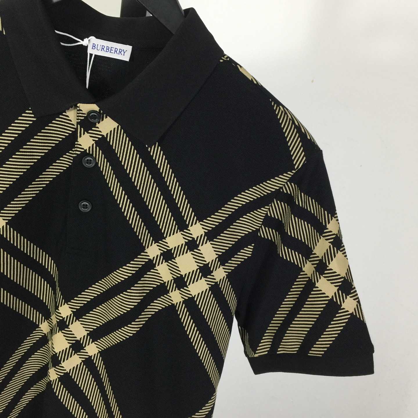 Cotton Check Polo Shirt - EUR FASHION