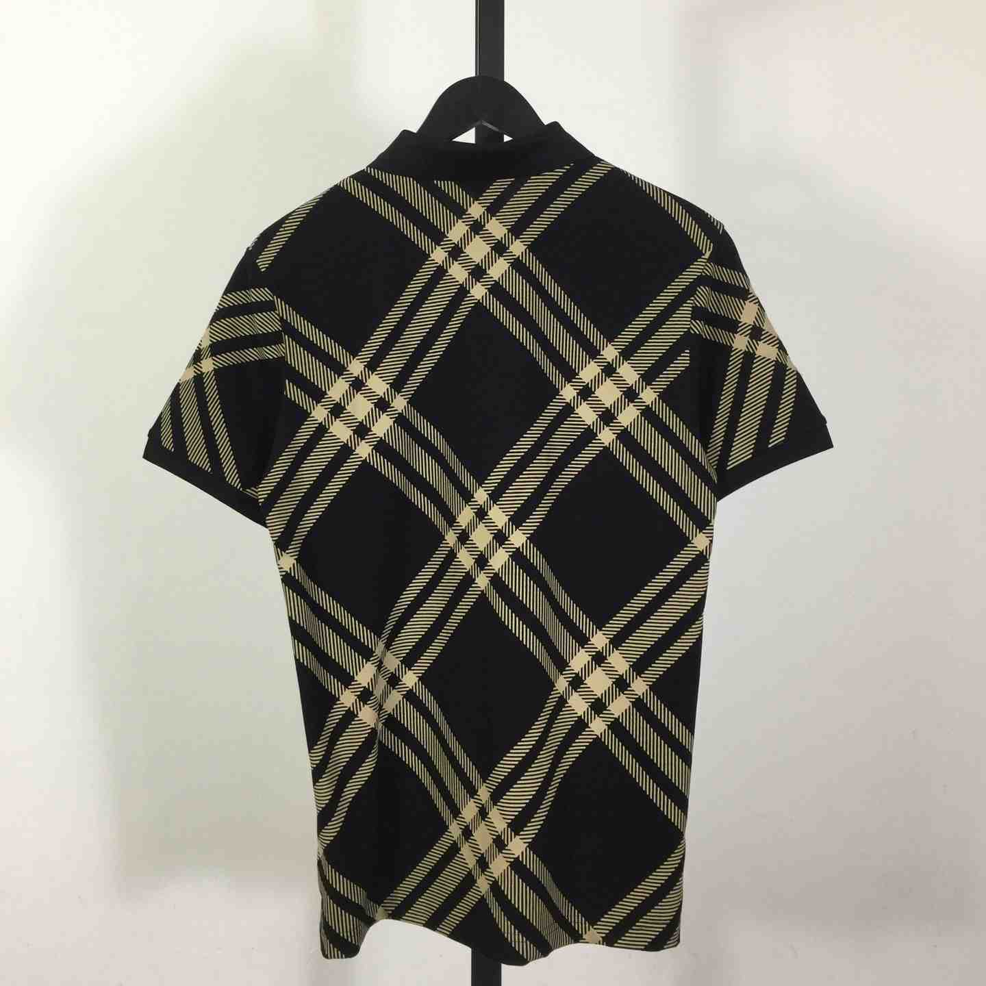 Cotton Check Polo Shirt - EUR FASHION
