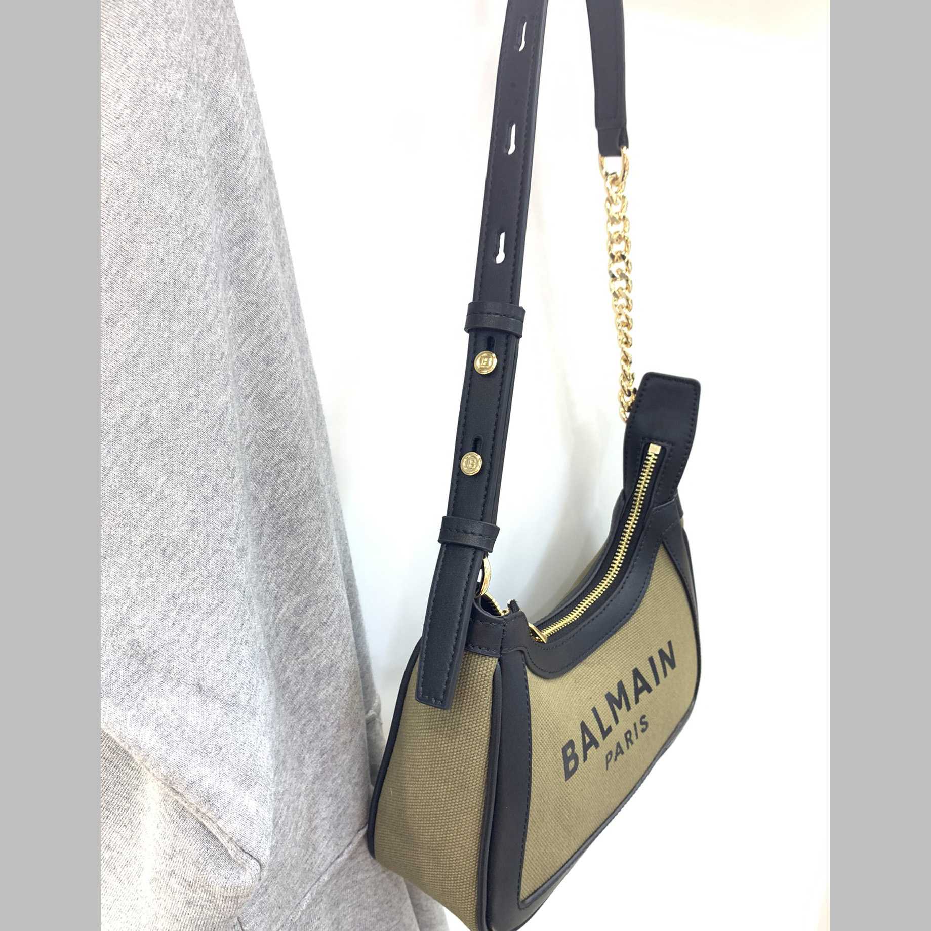 Balmain Small logo-print Shoulder Bag (23.5-16-7Cm) - EUR FASHION