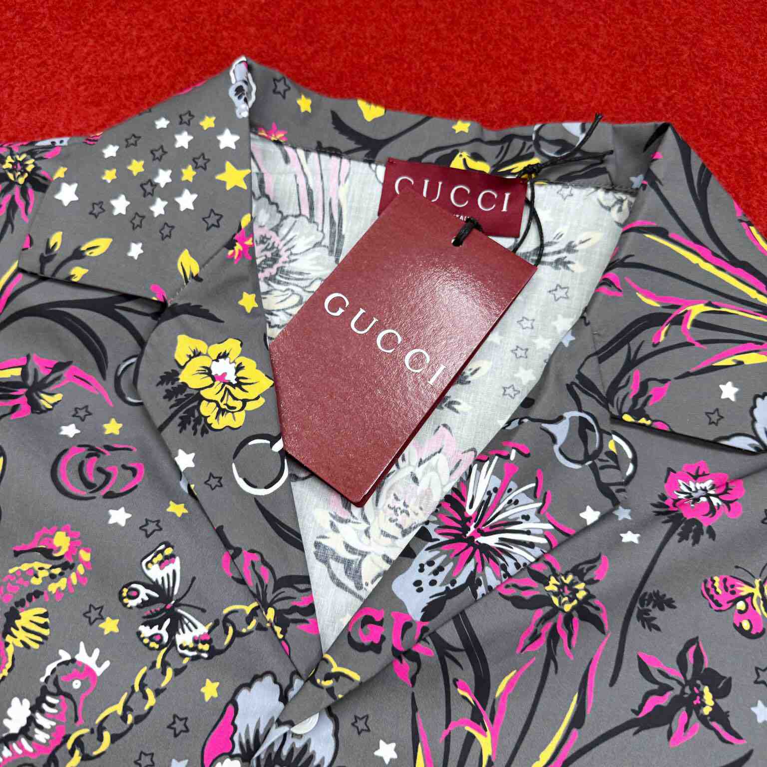 Gucci Punk Floral-print Cotton Shirt - EUR FASHION