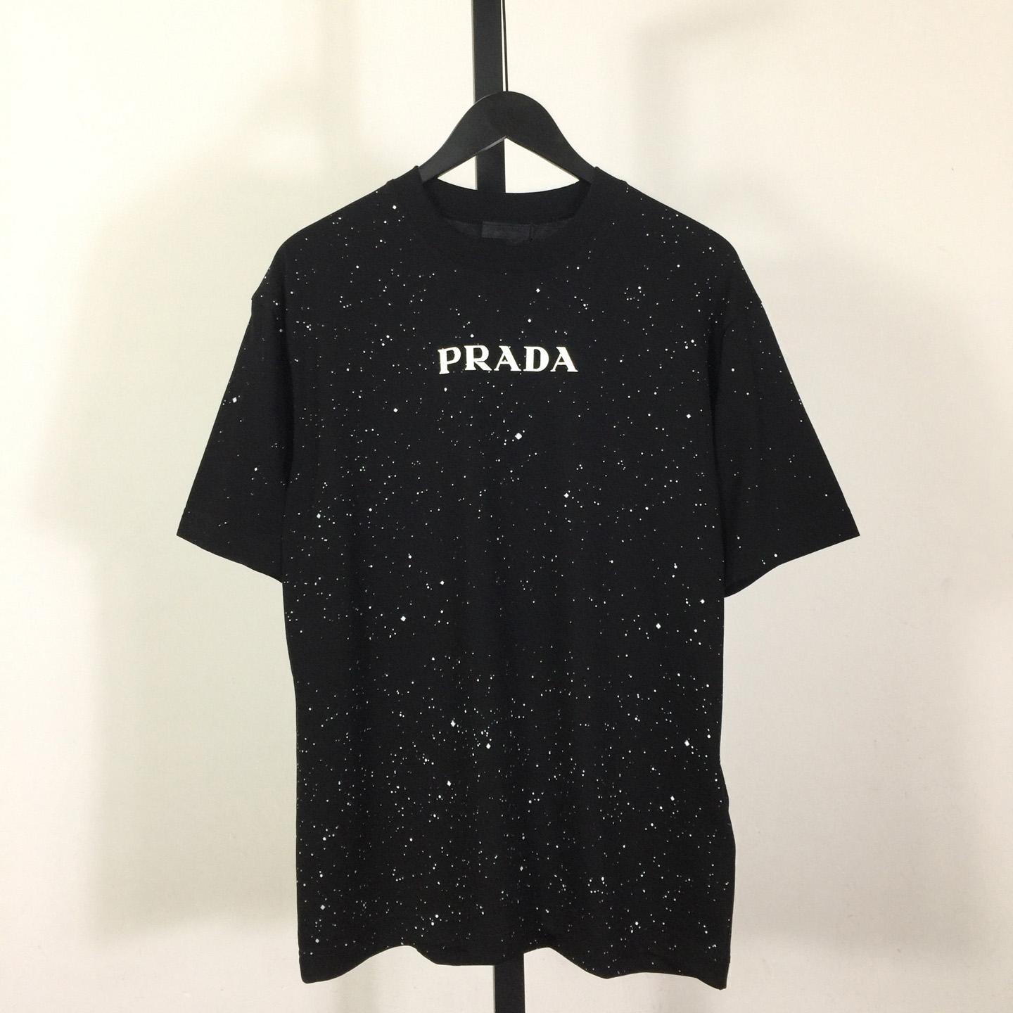 Prada Logo Cotton T-shirt - EUR FASHION