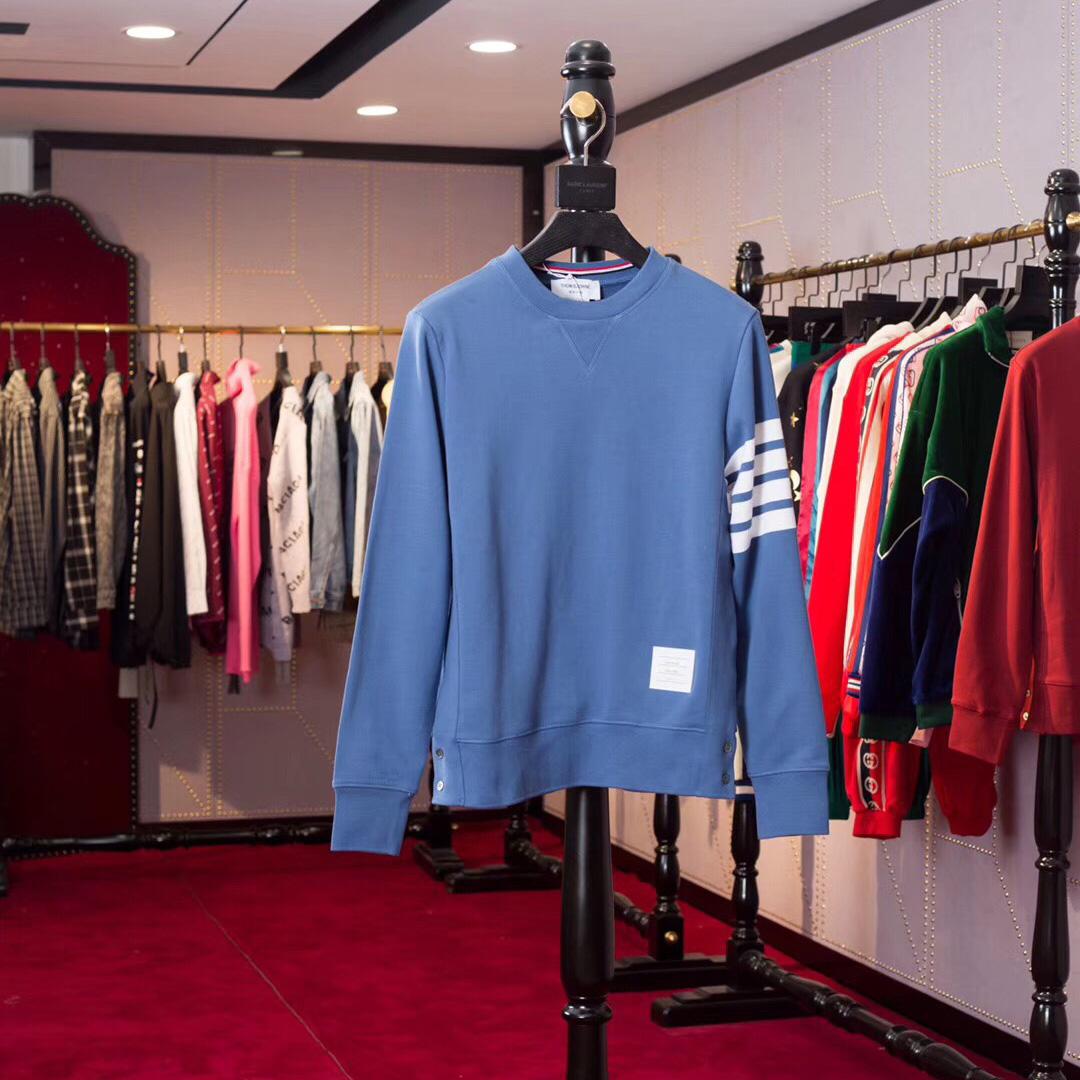 Thom Browne Stripe Sleeve Sweatshirt    TB22 - EUR FASHION