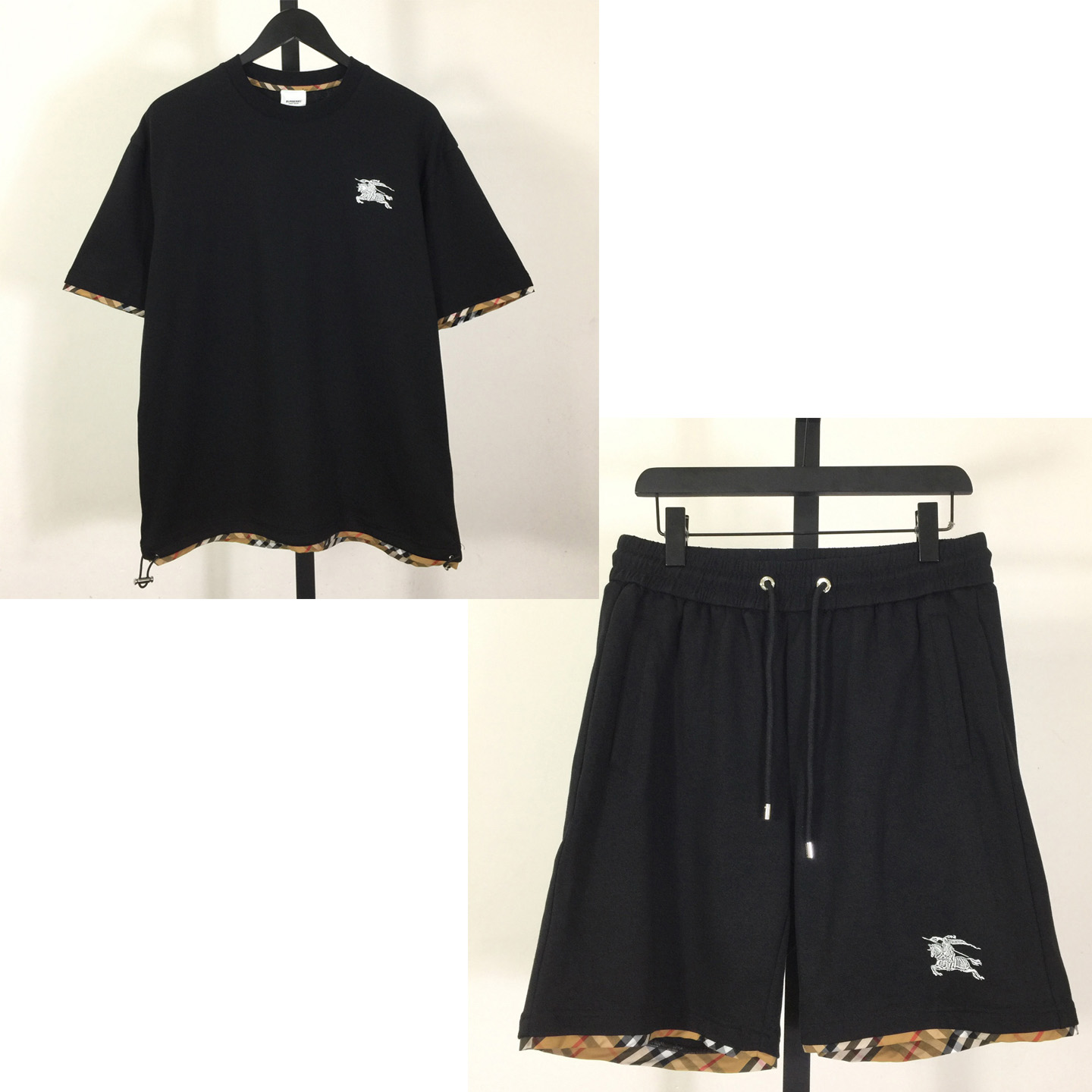 Burberry Cotton Tee And Short - EUR FASHION
