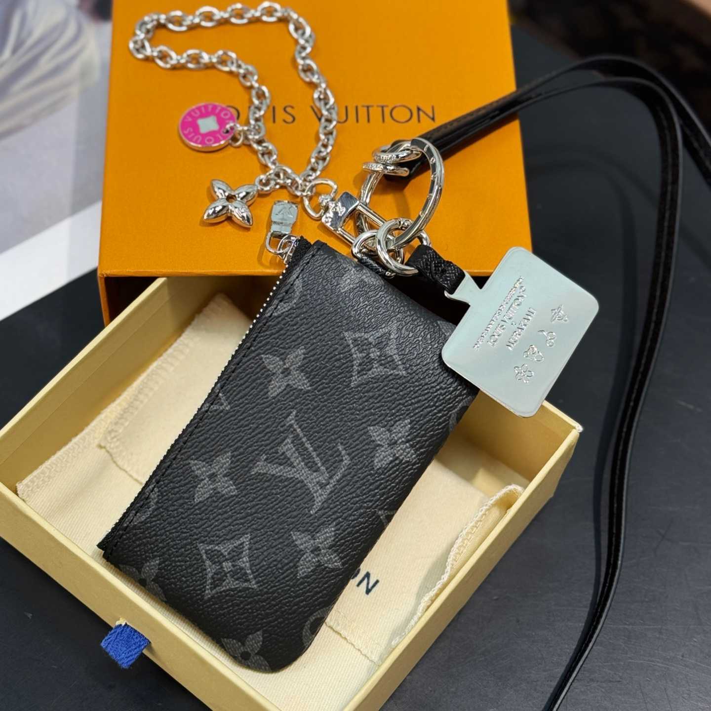 Louis Vuitton Monogram Phone Holder   - EUR FASHION
