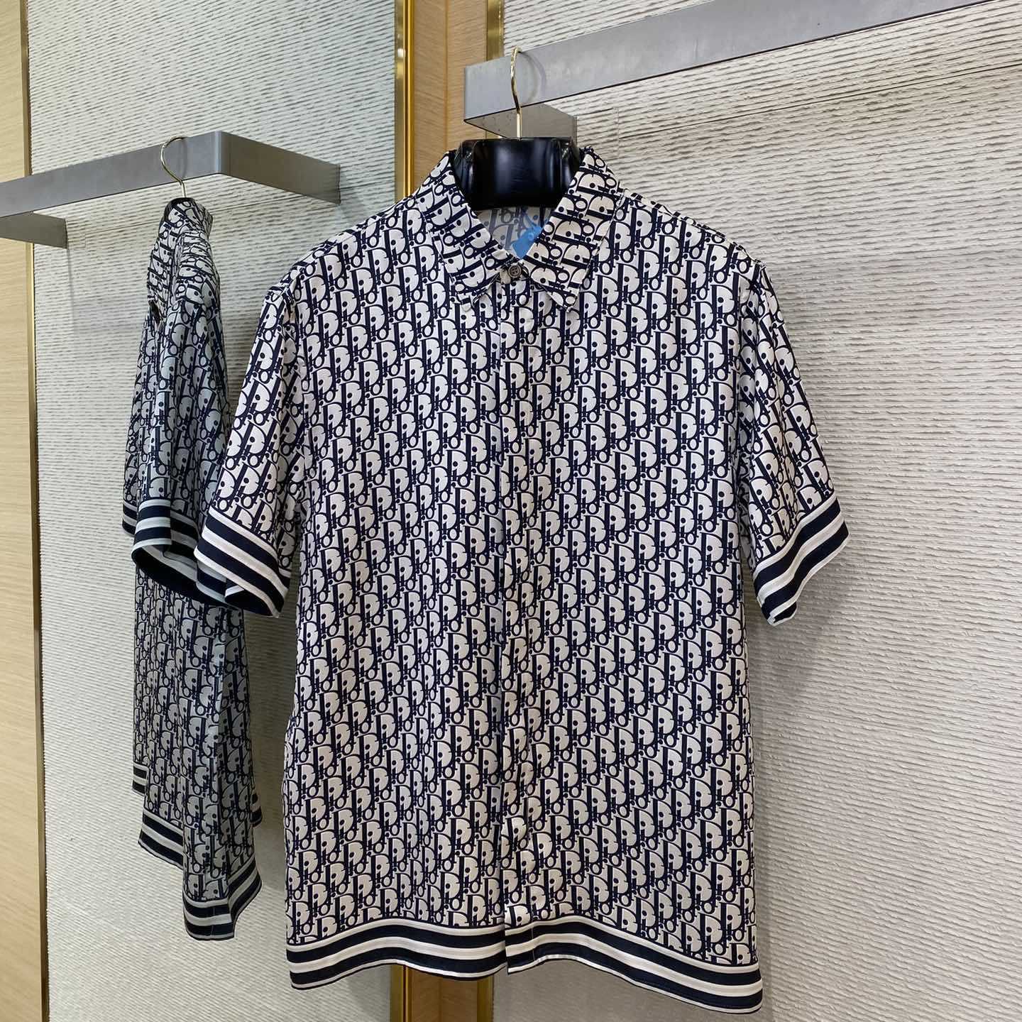 Dior Dior Oblique Short-Sleeved Shirt And Short - EUR FASHION