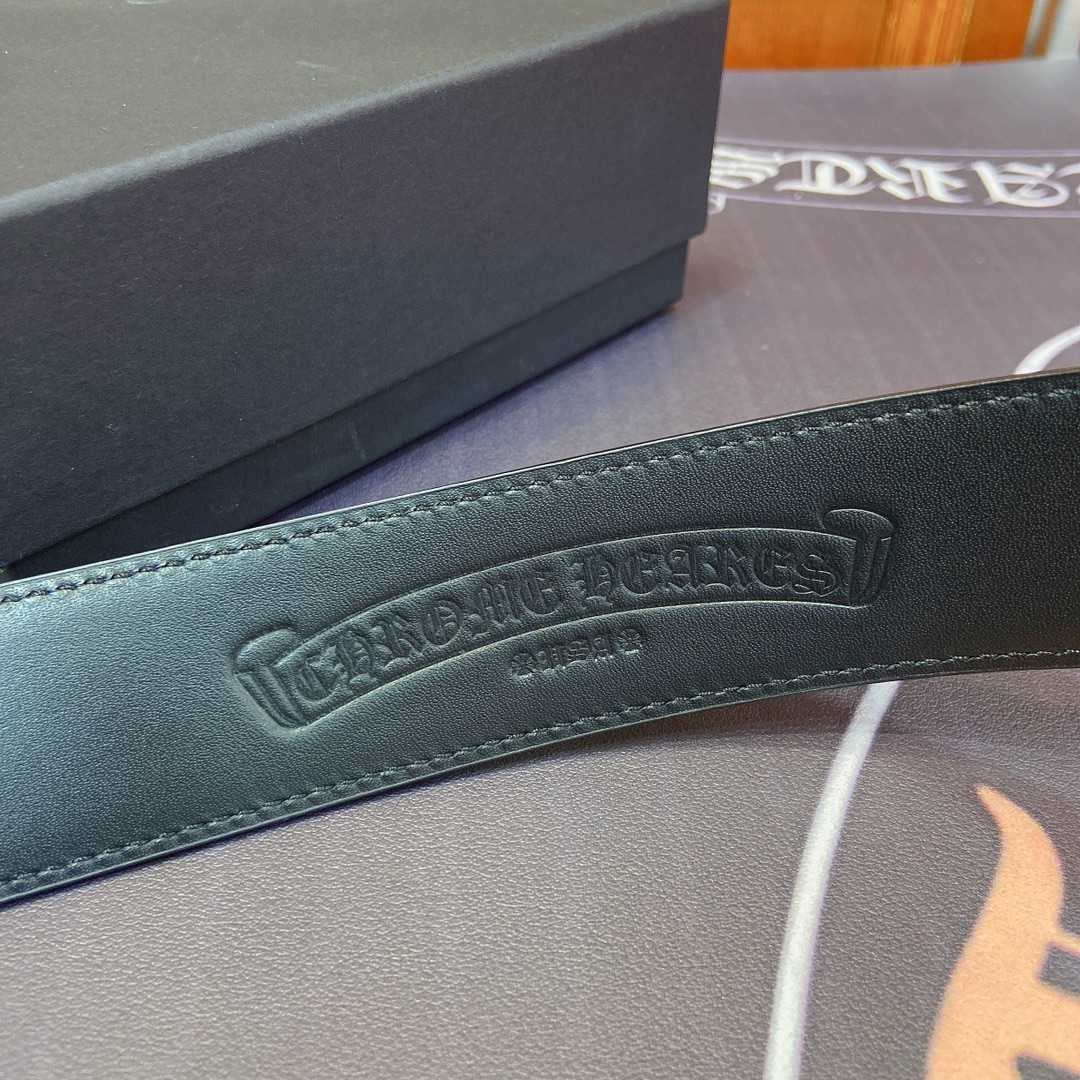 Chrome Hearts Leather Belt   - EUR FASHION