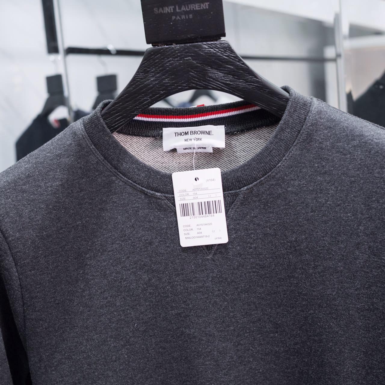 Thom Browne Stripe Sleeve Sweatshirt    TB22 - EUR FASHION