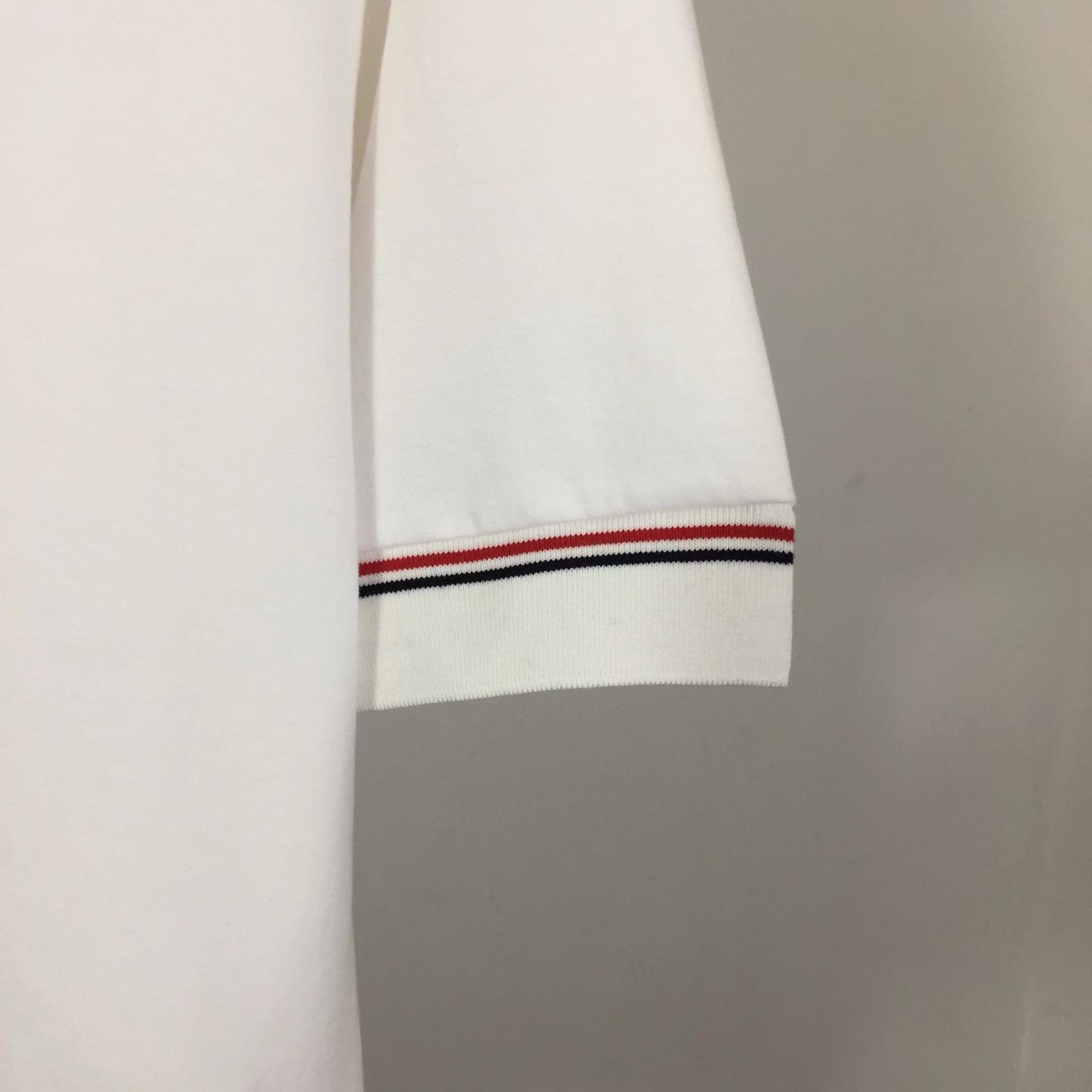 Thom Browne Cotton Rugby Short Sleeve Tee - EUR FASHION