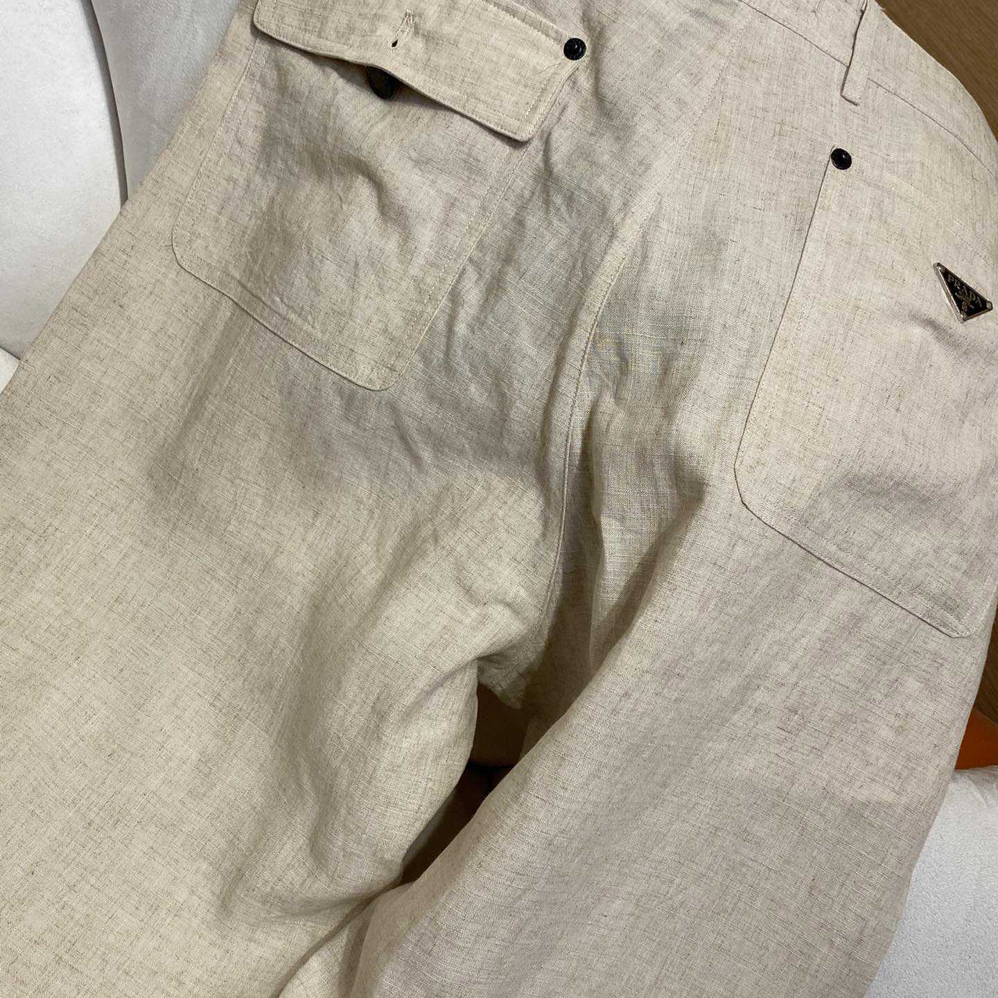 Prada Men's Linen Pants - EUR FASHION