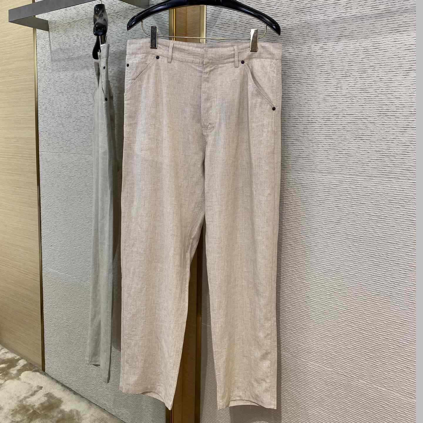 Prada Men's Linen Pants - EUR FASHION