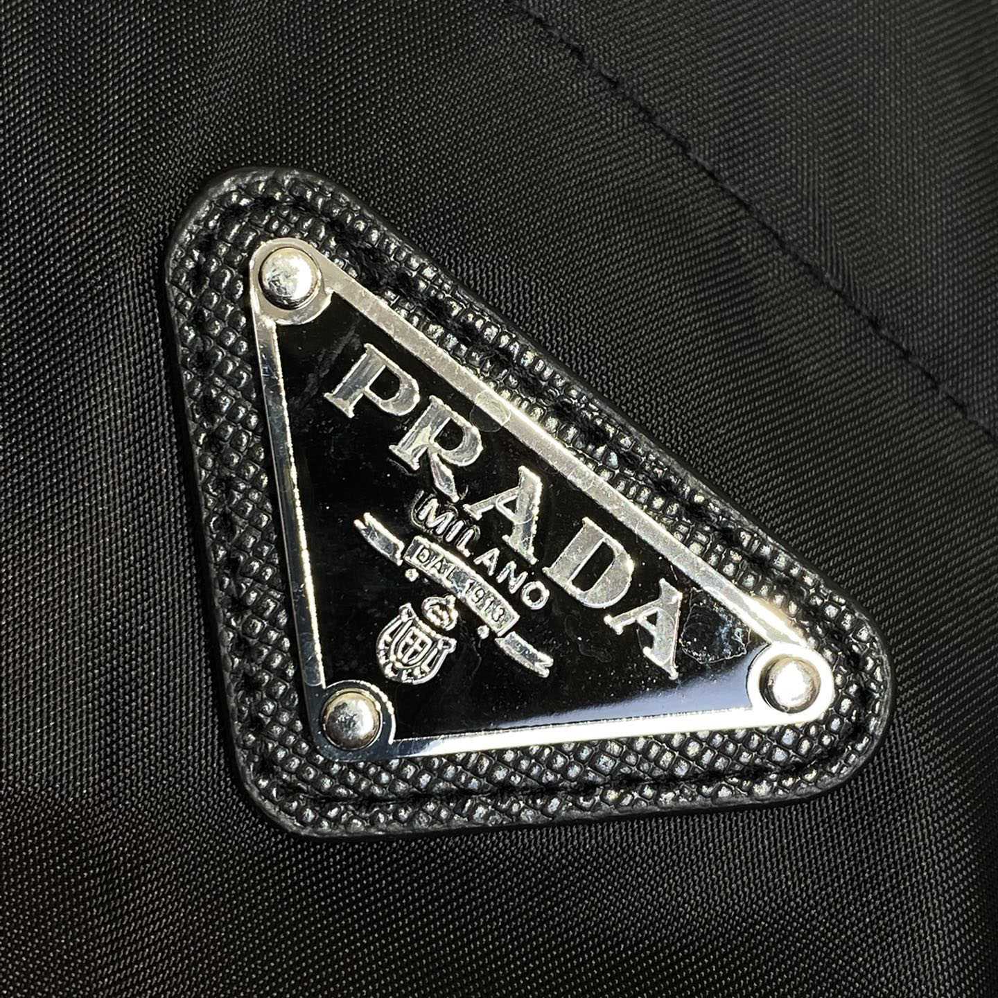 Prada Black Re-nylon Short-sleeved Shirt  - EUR FASHION