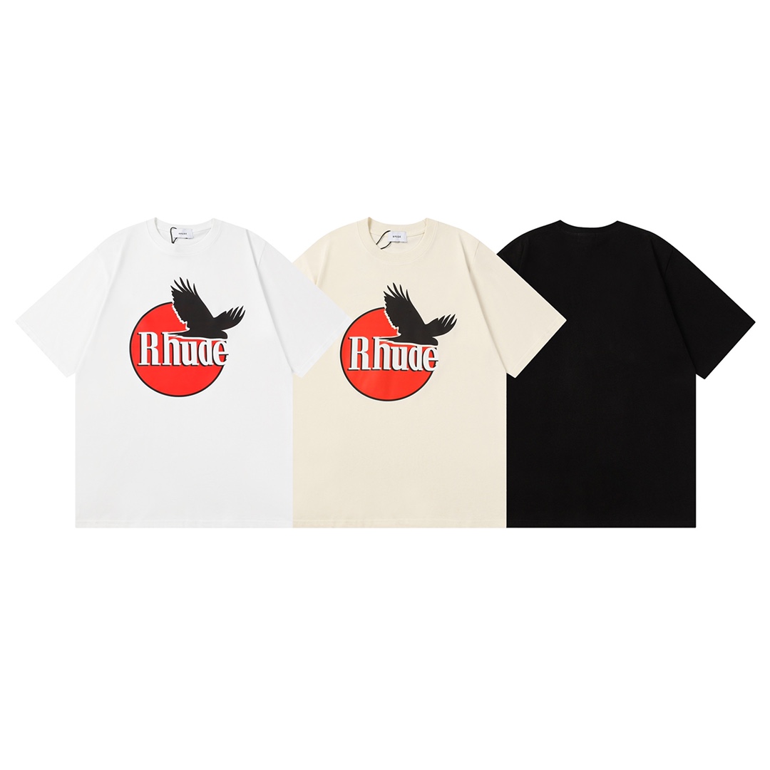 Rhude Eagle Logo Tee  - EUR FASHION