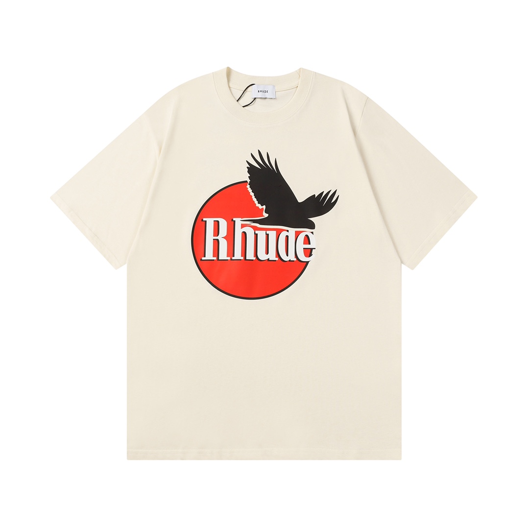 Rhude Eagle Logo Tee  - EUR FASHION