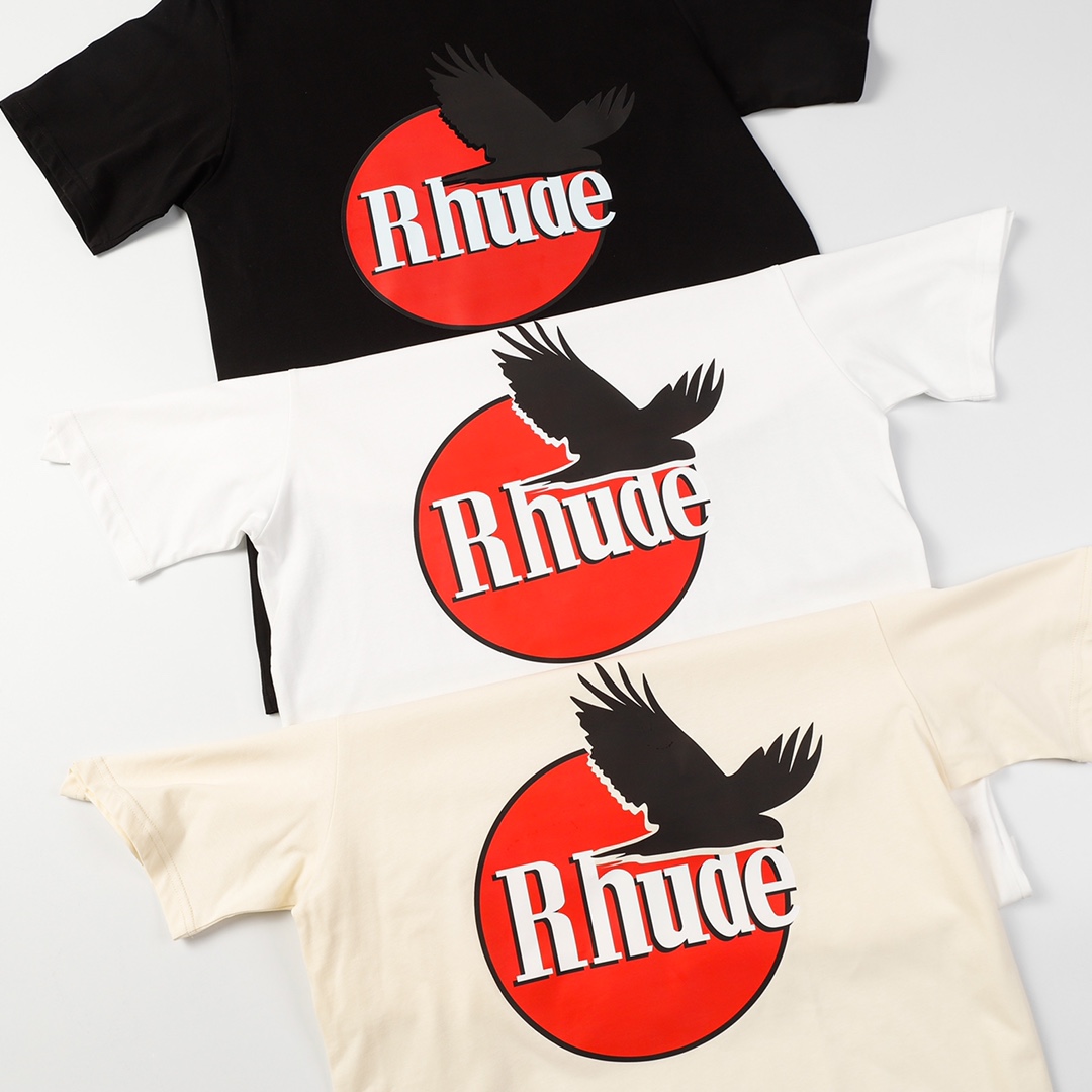 Rhude Eagle Logo Tee  - EUR FASHION