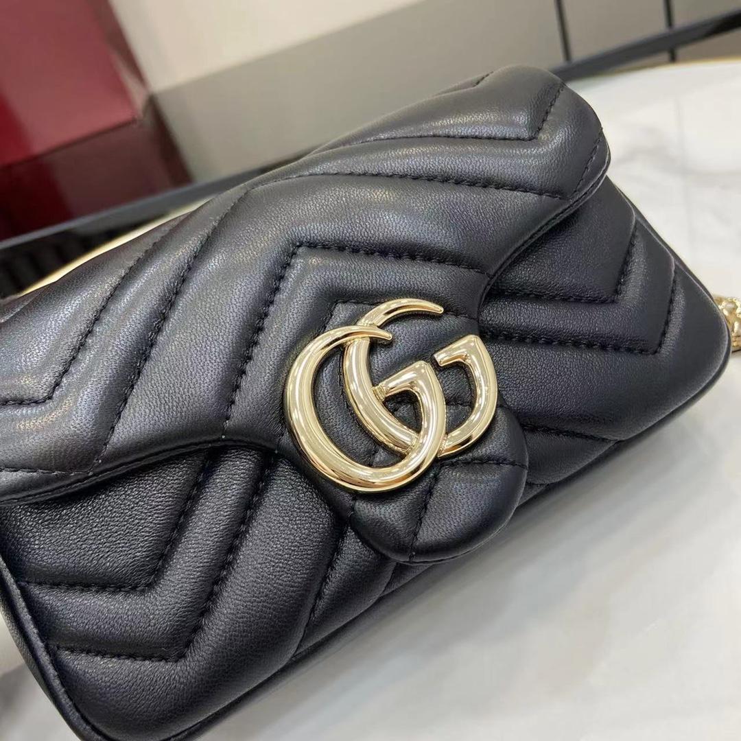 Gucci GG Marmont Mini Shoulder Bag - EUR FASHION