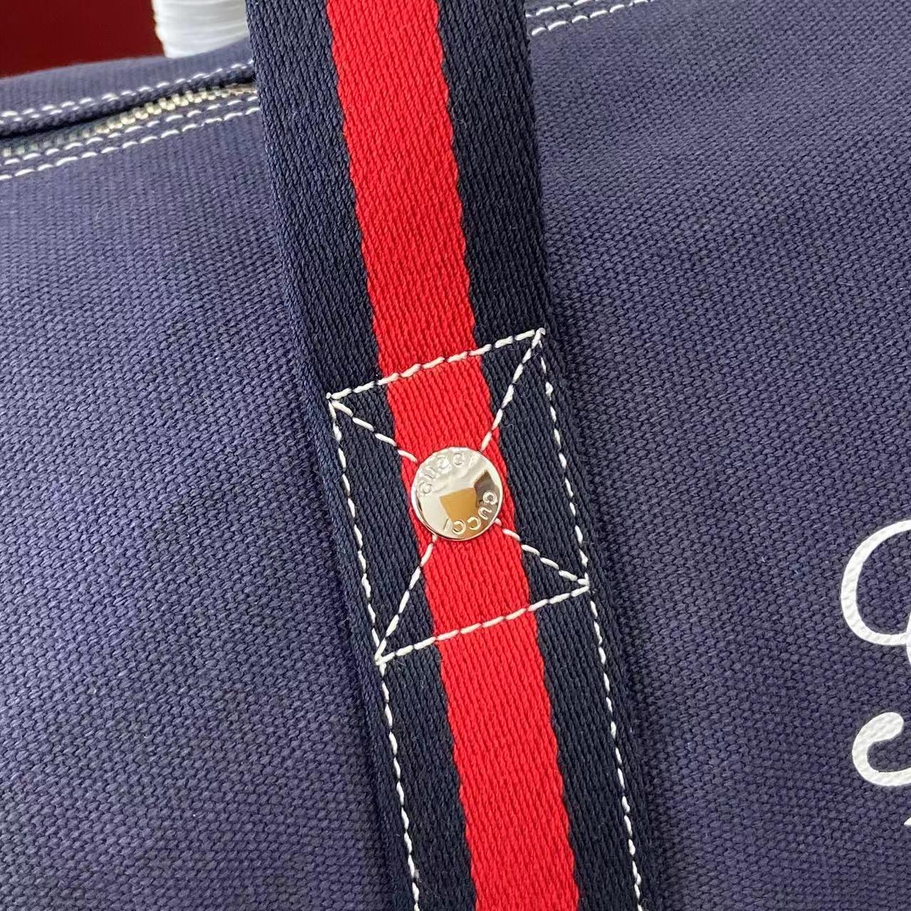 Gucci Large Printed Canvas Duffle Bag - EUR FASHION