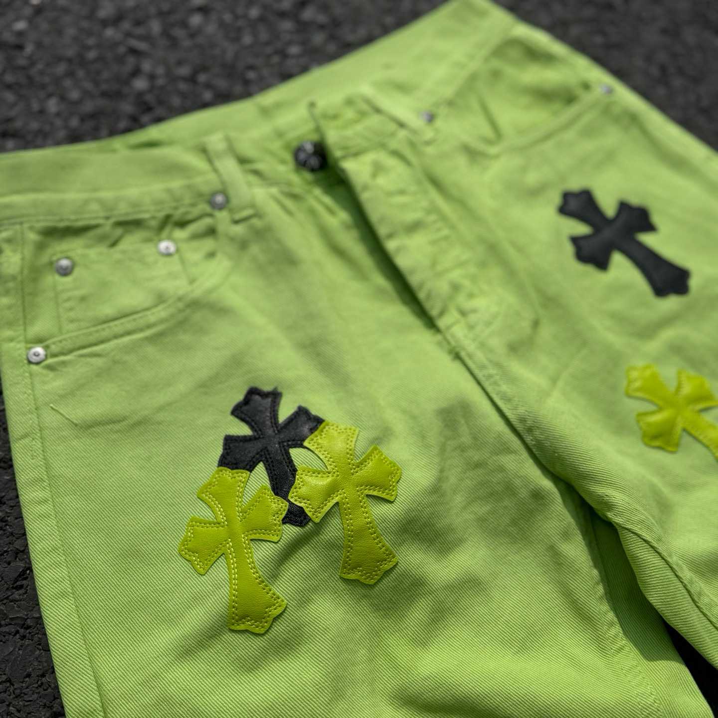 Chrome Hearts Sex Recods Jeans - EUR FASHION