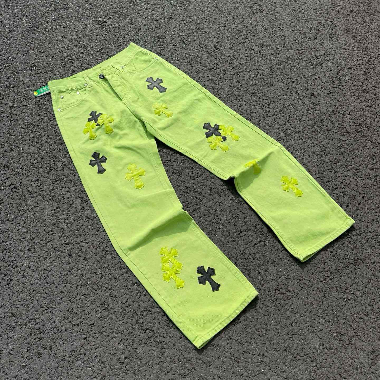 Chrome Hearts Sex Recods Jeans - EUR FASHION