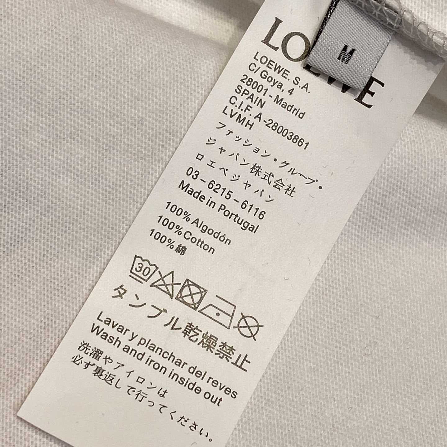 Loewe Loose Fit T-shirt In Cotton - EUR FASHION