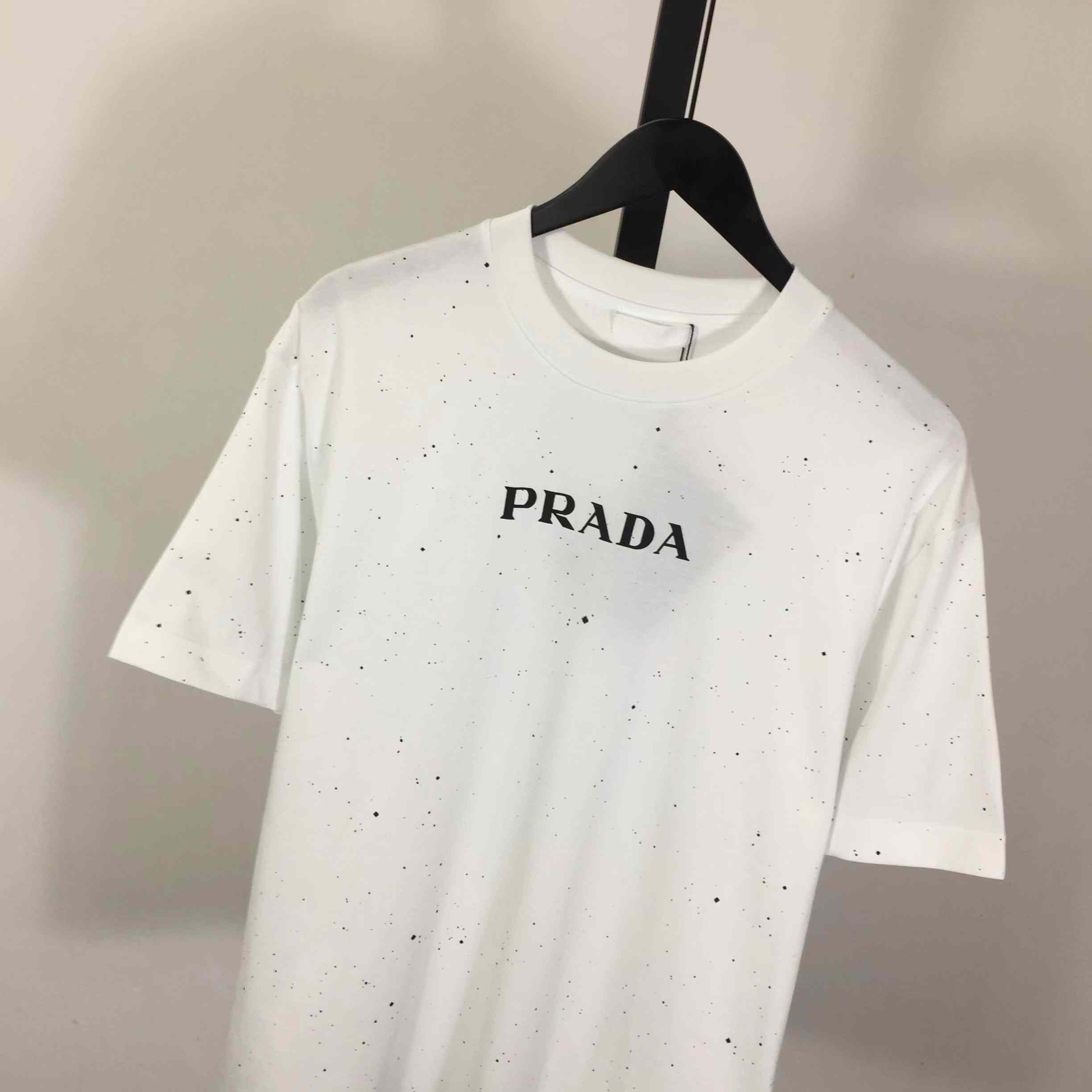Prada Logo Cotton T-shirt - EUR FASHION