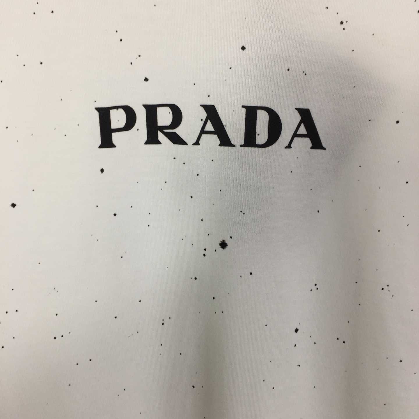 Prada Logo Cotton T-shirt - EUR FASHION