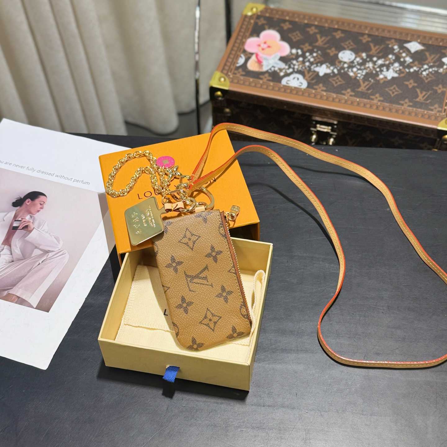 Louis Vuitton Monogram Phone Holder   - EUR FASHION