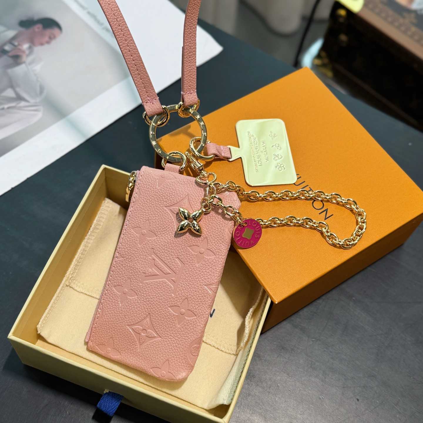 Louis Vuitton Monogram Phone Holder   - EUR FASHION
