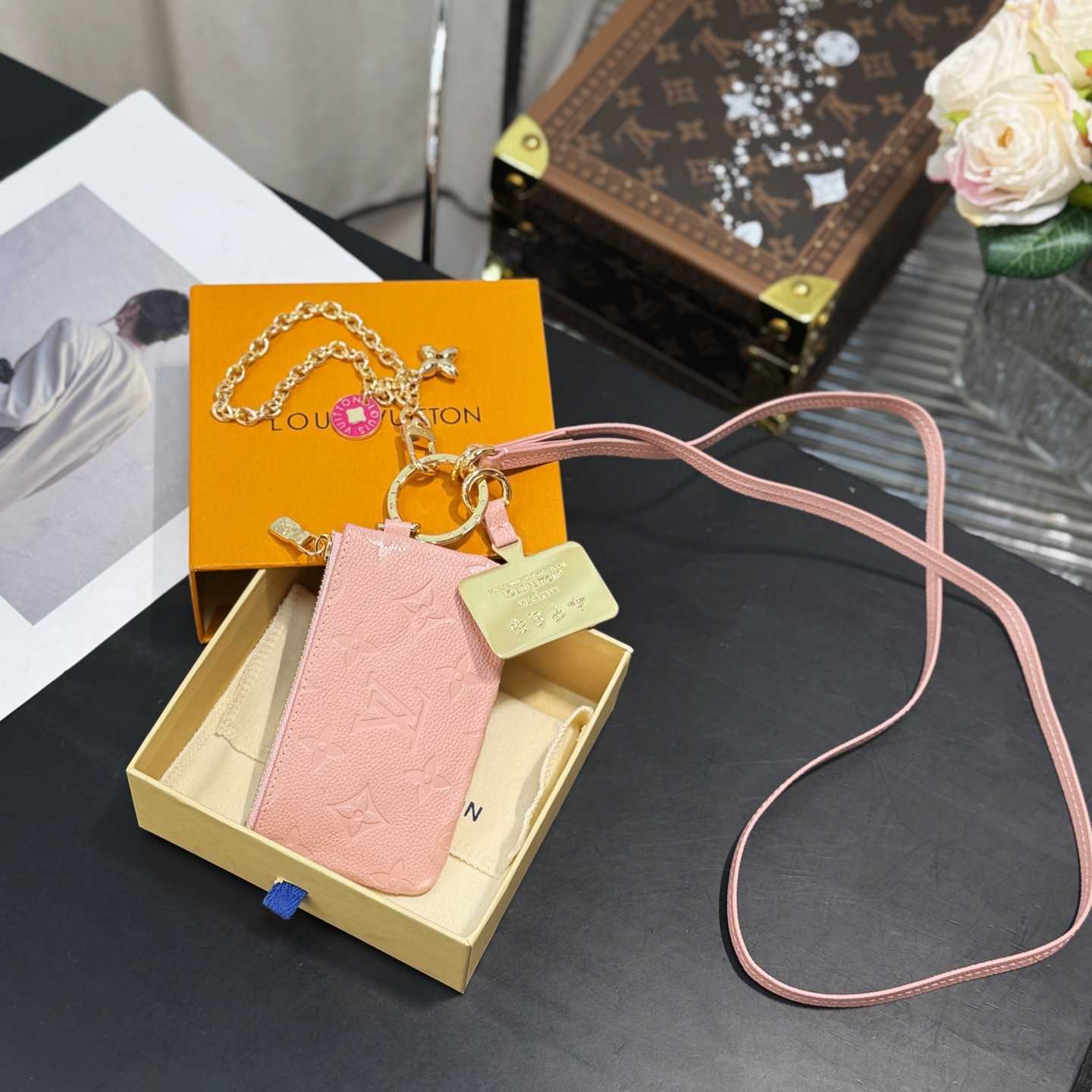 Louis Vuitton Monogram Phone Holder   - EUR FASHION