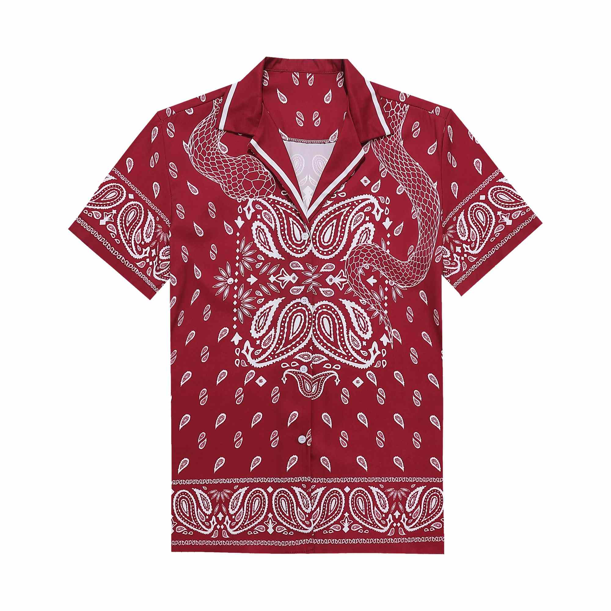 Dolce & Gabbana Silk Shirt And Shorts With Bandanna Print  - EUR FASHION