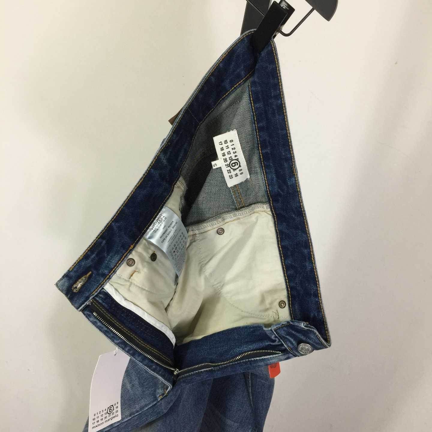MM6 Maison Margiela Twist Wide Leg Jeans - EUR FASHION